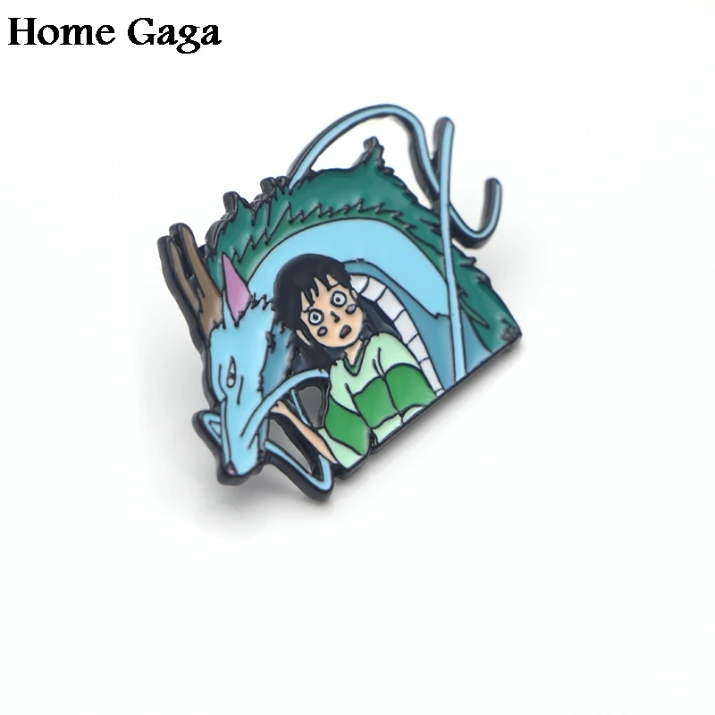 Homegaga цинковый галстук Мультяшные забавные булавки рюкзак одежда броши для