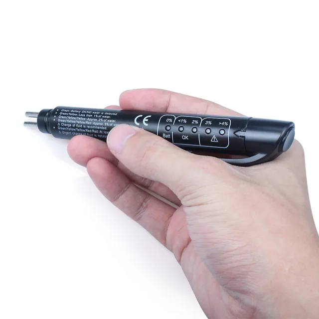 50pcs x brake fluid oil detection mini pen liquid moisture water calibrated tool
