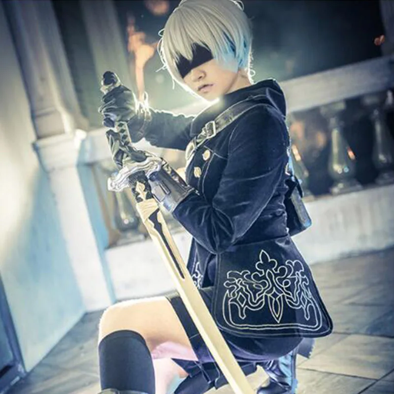 Ainiel NieR: AutomataoRHa No. 9 Тип S Униформа Automata 2B 9S косплей костюм топ брюки полный комплект