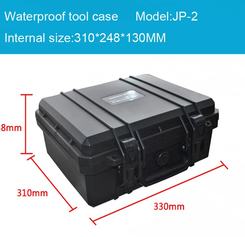 

18pcs of JP-2 with lid foam Waterproof Hard Case for Camera Video Equipment Carrying Case ABS sealed safety portable toolbox