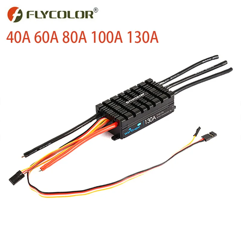 Контроллер скорости Flycolor WinDragon ESC 2 6 S 40A 60A 80A 100A 130A поддержка WIFI программирования