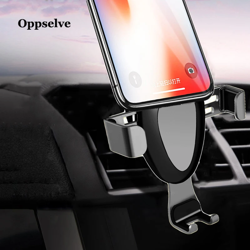 

Gravity Car Phone Holder For iPhone X 8, Oppselve Universal Smartphone Grip Air Vent Mount Mobil Phone Holder Stand For Car
