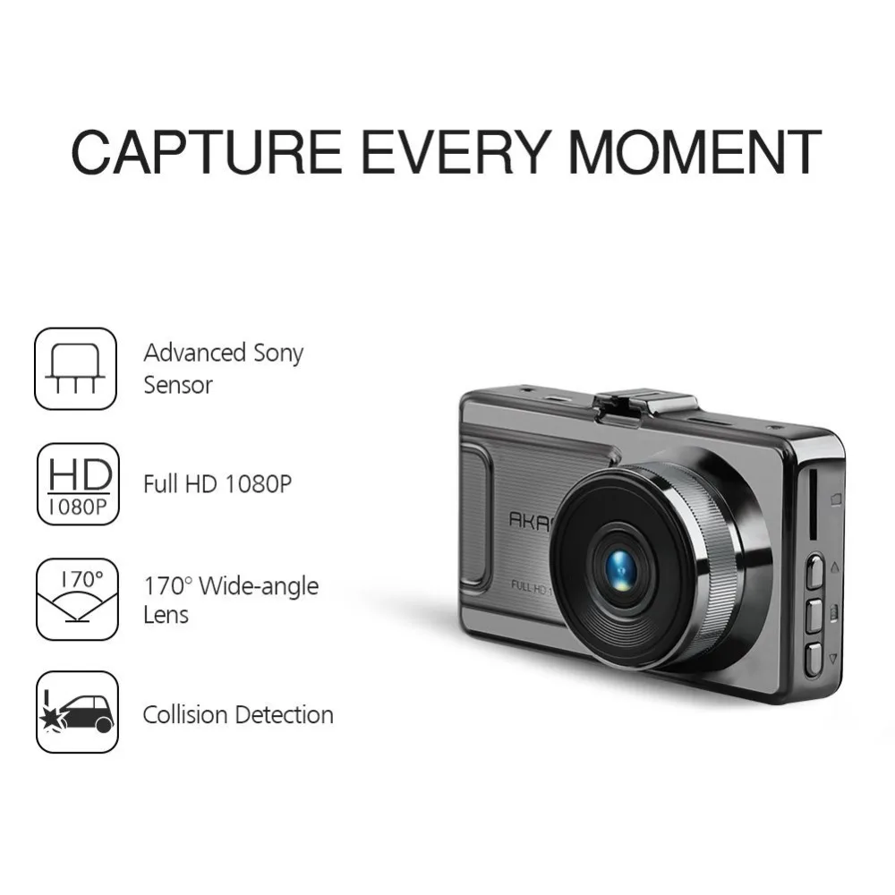 Экшн камера AKASO D2000 Full HD 1080 P 3 &quotэкран 170 градусов широкоугольная регистратор с g