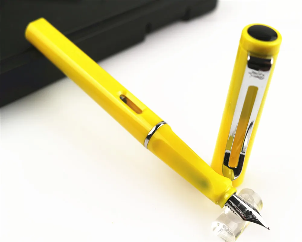

JINHAO 599 yellow Fountain Pen medium Brand New high-quality gift