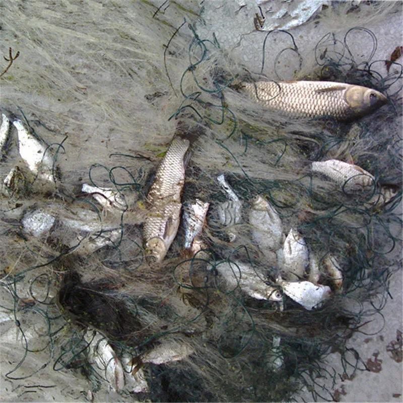 Рыболовная сеть Gillnet 60 г 18 кг три перекрещивания 55 100 м длина 2 глубина 1 8