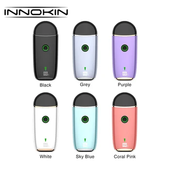 

100% Original Innokin EQs Pod Starter Kit 800mAh Built-in Battery with 2ml Cartridge & Plex3D New Meshed Coil for MTL Vape E-cig