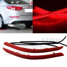 CYAN SOIL BAY LED Rear Bumper Reflector Brake Turn Signal Light For KIA Optima K5 2014 2015
