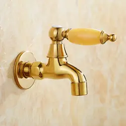 Античная кухня смесители полированная латунь розовое золото/золотой ванная комната кран Jade одной ручкой смесители горячей и холодной