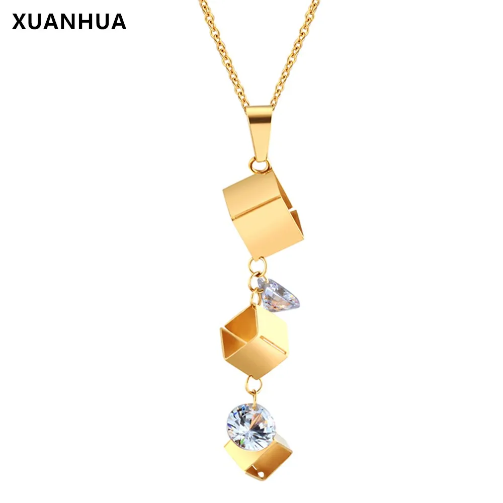 XUANHUA 2019 женские модные ювелирные изделия аксессуары ожерелья и подвески каменные
