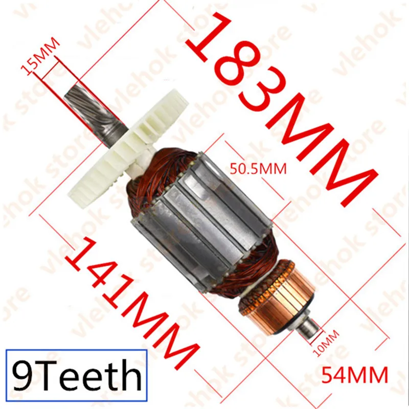 Якорный ротор переменного тока 220 240 В для MAKITA LS1040 LS1030N LS1040F LH1040 LH1040F LS1045 518702 9 516719 6