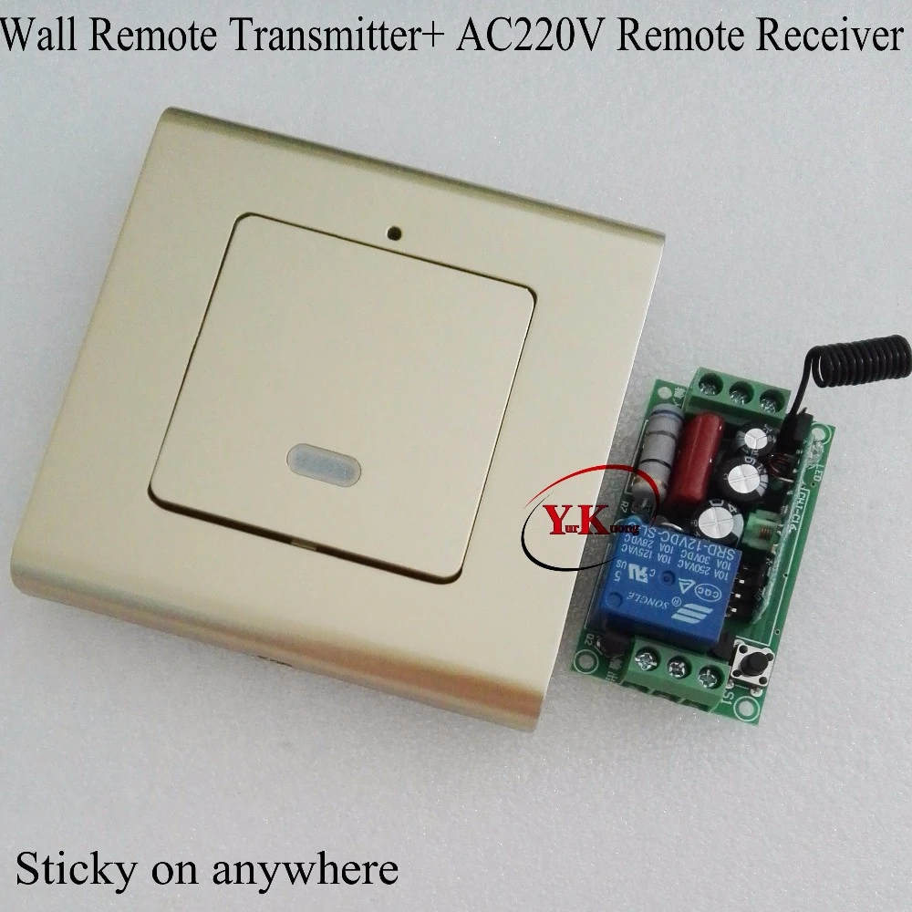 4-Wege AC220V Home LED Licht Digital Receiver Transmitter Fernbedienung Schalter