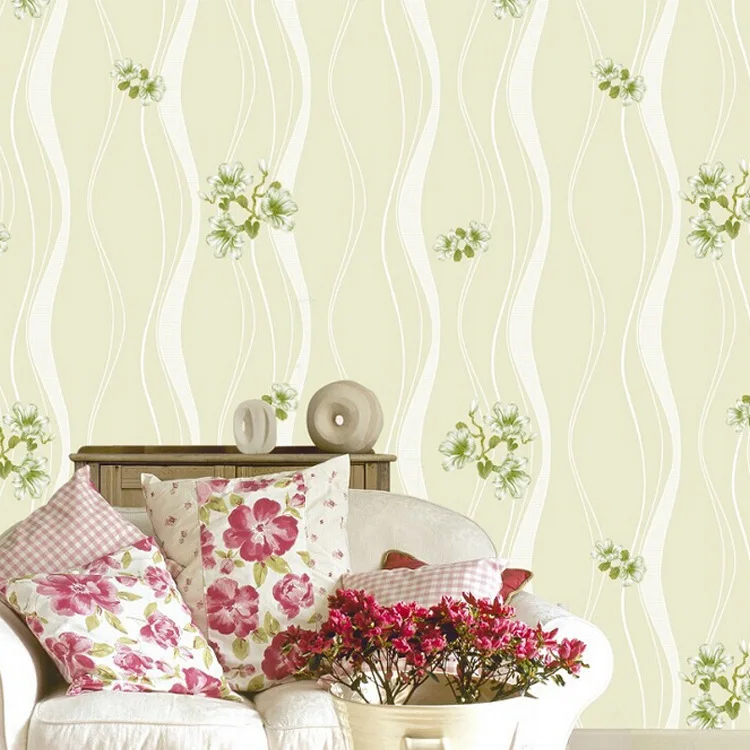 

0.53x10m 3d garden flowers non-woven wallpaper bedroom kids room girl room wedding room living room sofa background wallpaper