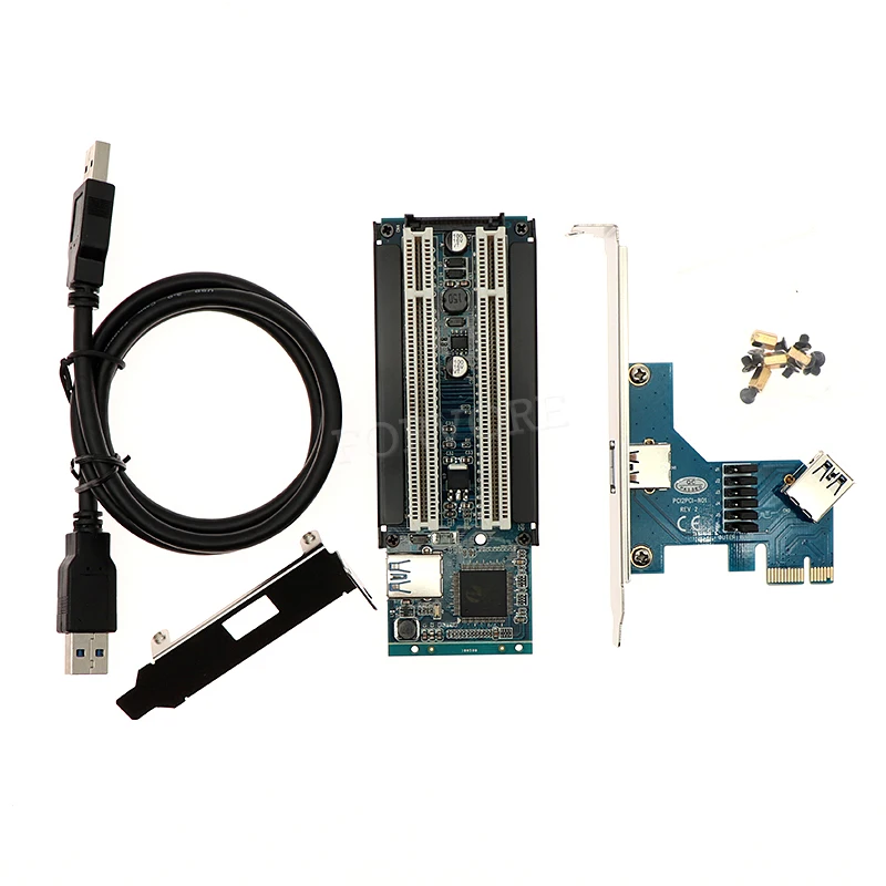 PCI e 1x 4x 8x 16x в два слота адаптер pci express конвертер внешний слот карта|Платы