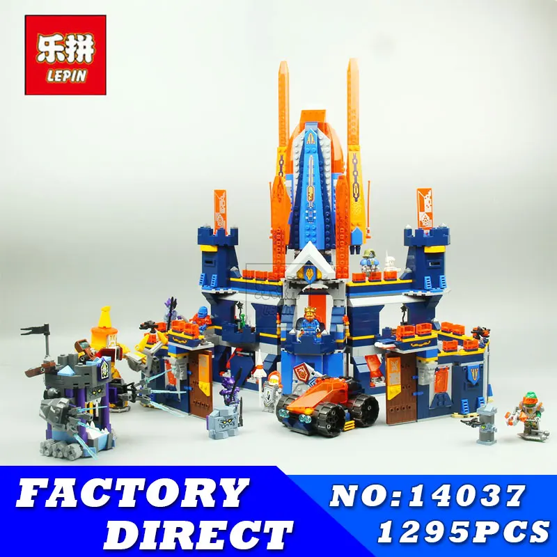 

Second Half of the Latest Future Knights Building Blocks LEPIN 14037 1295Pcs Educational Bricks Kits Toy Model Toys for Children