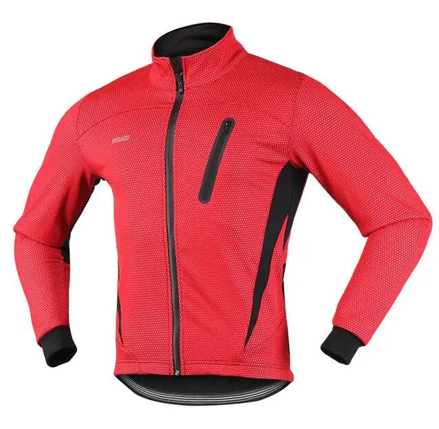 ARSUXEO Men's Windproof Thermal Cycling Jacket Winter Warm Up Bicycle Bike MTB Clothing Fleece Soft shell Coat Sportswear ARSUXEO Men's Windproof Thermal Cycling Jacket Winter Warm Up Bicycle Bike MTB Clothing Fleece Soft shell Coat Sportswear