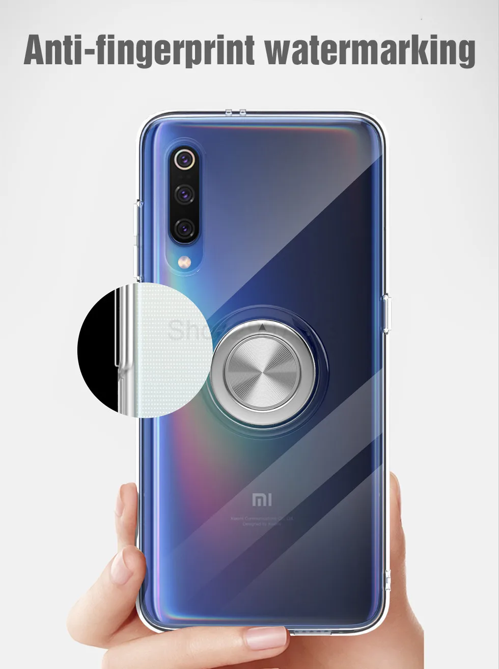 Противоударный прозрачный силиконовый чехол для Xiaomi mi 9 SE 8 mi 9 mi 8 металлическая крышка чехол с держателем-кольцом для пальца xiomi Xiaomi mi 9 SE чехол