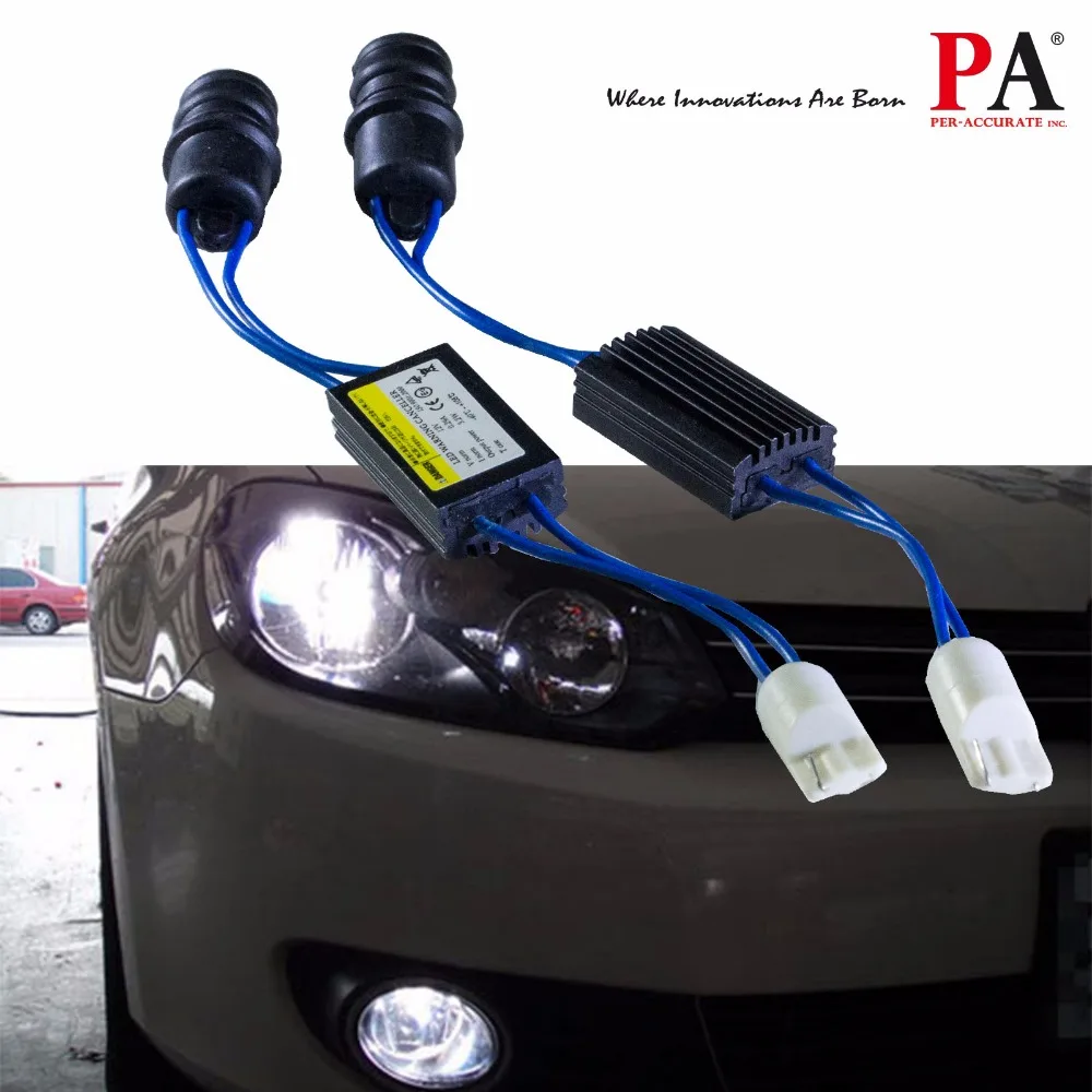 PA LED 2 шт. x T10 168 921 задние фонари без ошибок адаптер для проводки нагрузочный
