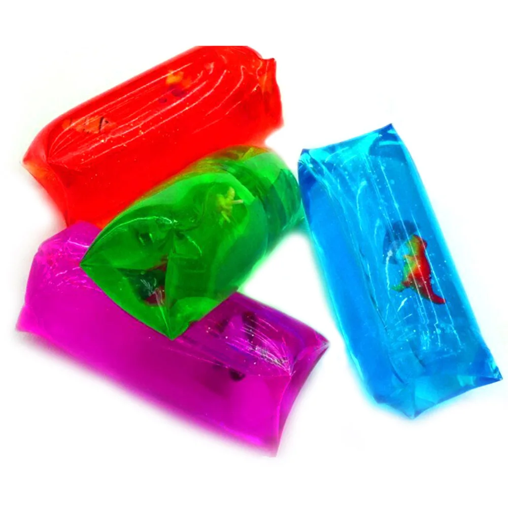 

2019 Novelty toys for children to catch snakes tricky catch green transparent funny toys Color Random