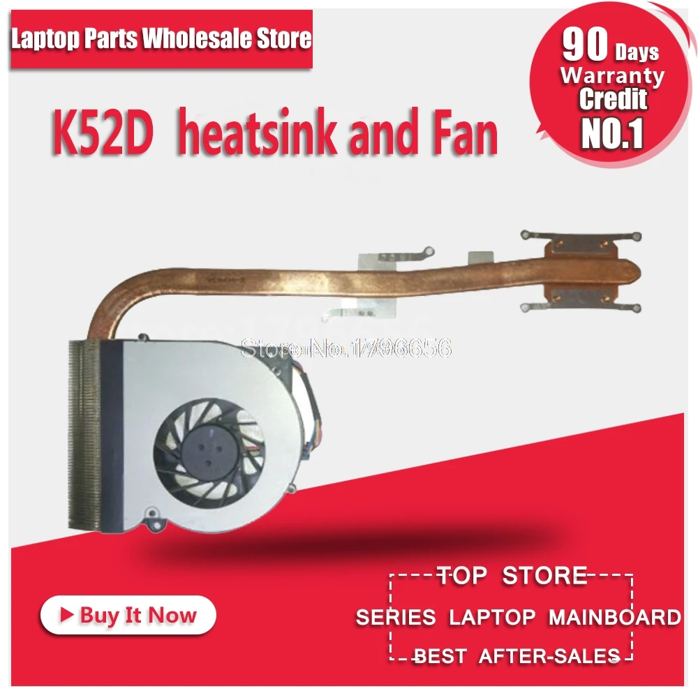 الأصلي ل asus المبرد الكمبيوتر المحمول التبريد مروحة وحدة المعالجة المركزية coolerK52 K52F A52F X52F P52F k52J K52JR P52J A52J X52J K52D X52D وحدة المعالجة المركزية غرفة ا...