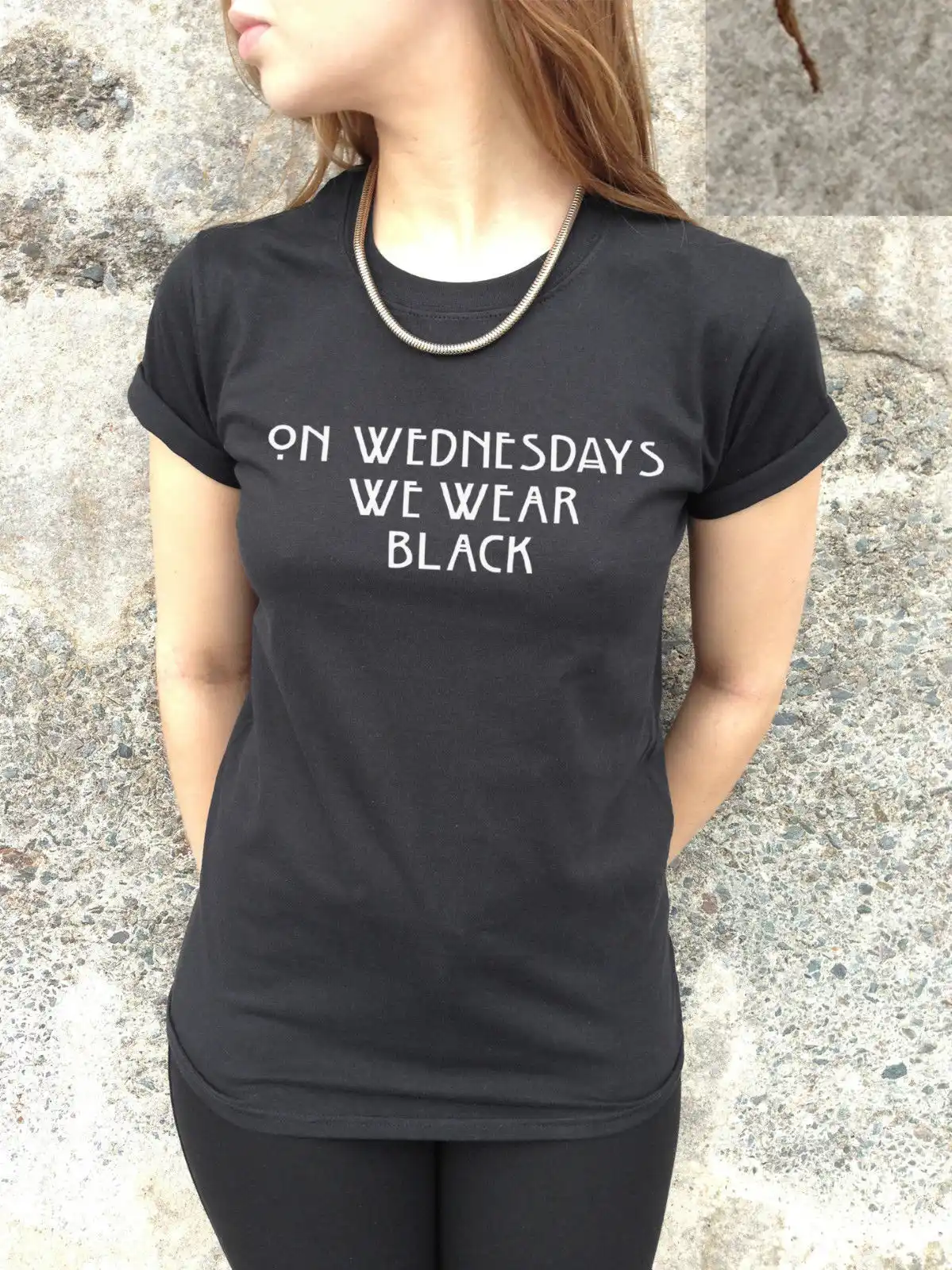 on wednesdays we wear black shirt