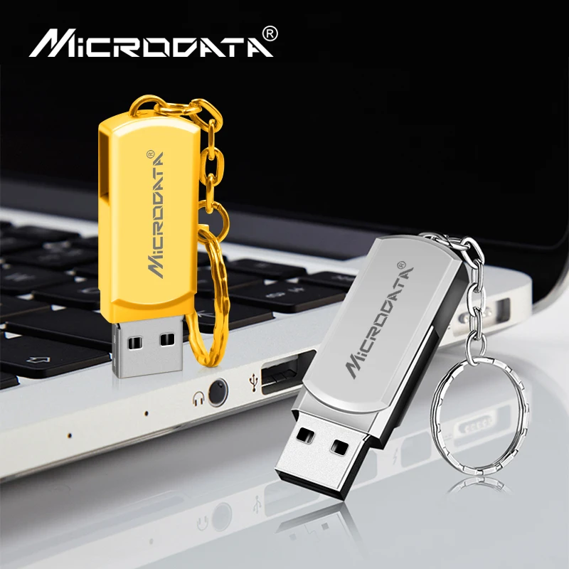 Горячая Металлическая вращающаяся usb флешка 4 ГБ 8 16 32 64