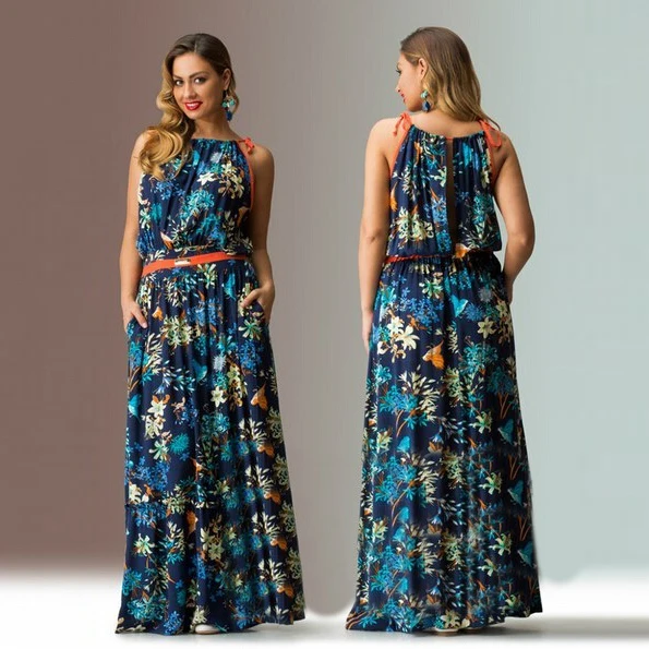 long maxi dress 5xl summer ...