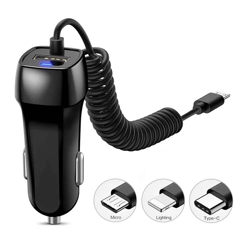 Быстрая зарядка, автомобильное зарядное устройство type-C/Micro USB зарядное устройство для Android iPhone samsung DXY88