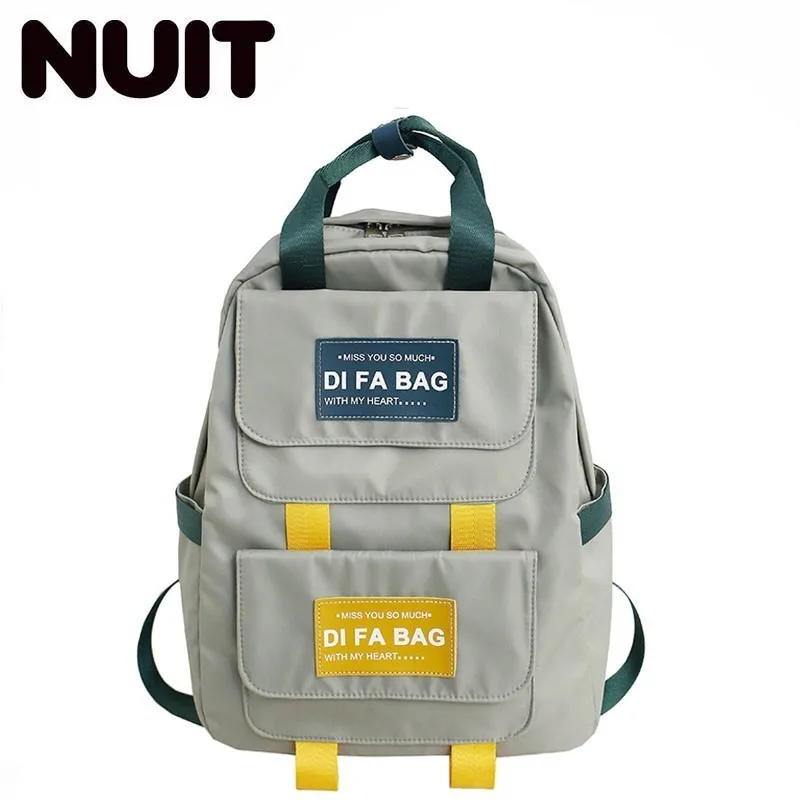 

Female Designers Backpacks Bagpack Nylon Casual Fashionable School Back Pack Bookbags For Teenage Girls Schoolbag Bagpack