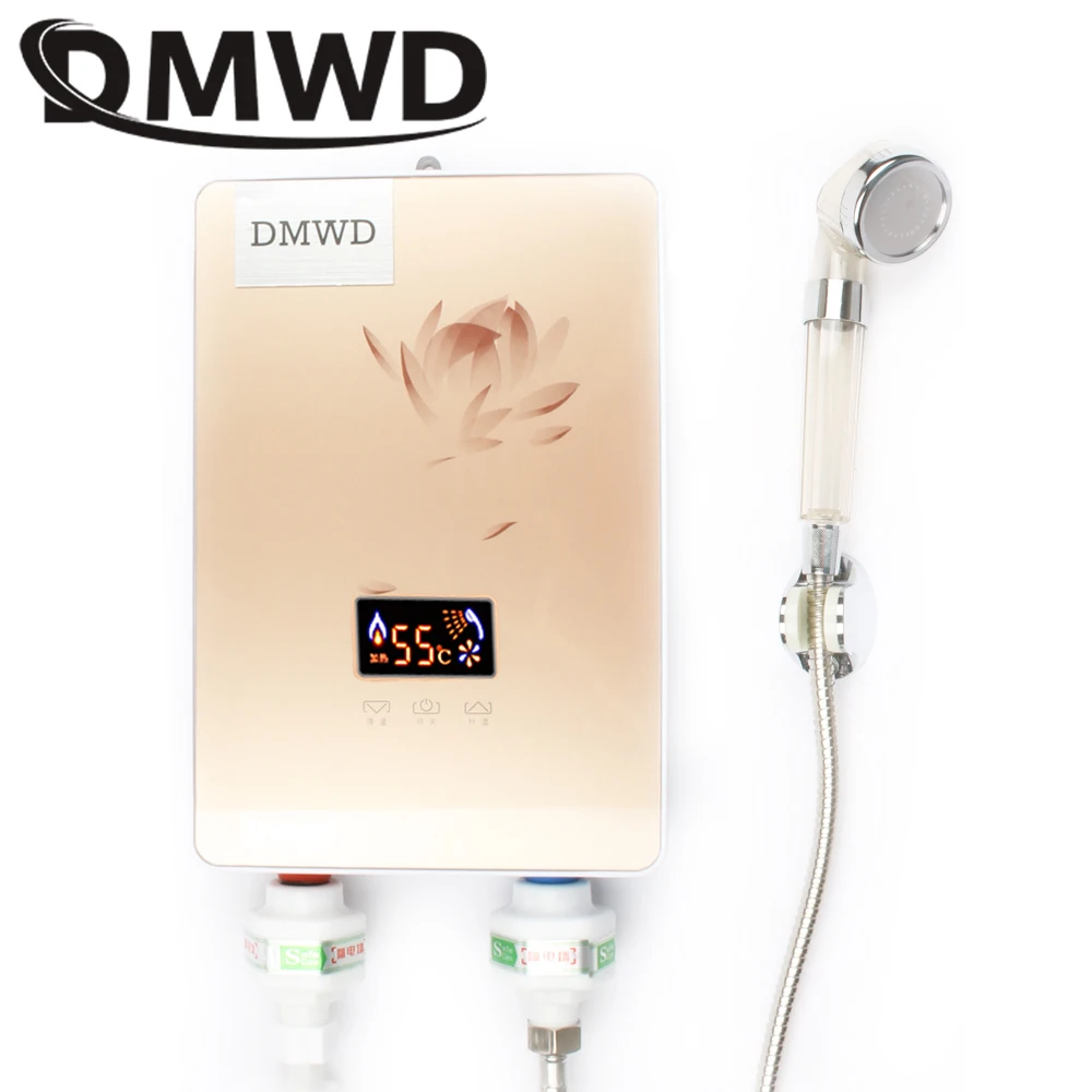 DMWD Instant Tankless Electric hot Water Heater Faucet Kitchen quick