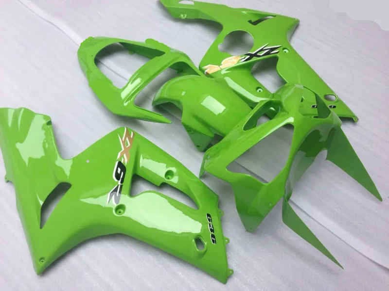 

Injection mold Fairing Kit for KAWASAKI Ninja ZX6R 636 03 04 ZX 6R 2003 2004 zx 6r 03 ABS TOP green Fairings set+7gifts KW09