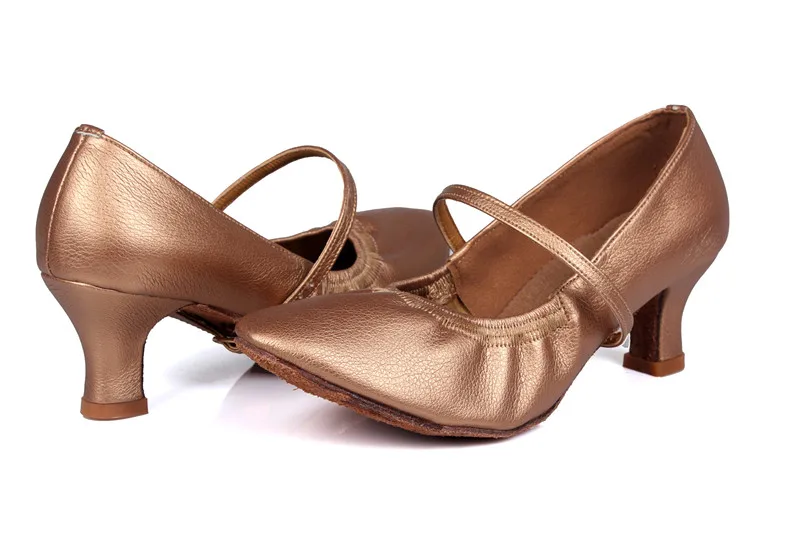 PU коричневый каблук 5 см Salsa Туфли для латинских танцев женские Бейл Mujer латино WZJ Бесплатная доставка