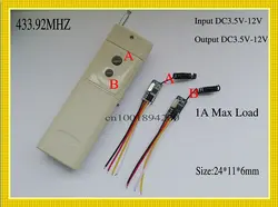 Огни Освещение Дистанционное управление переключатель мини Micro приемник передатчик сигнала Системы безопасности Дистанционное