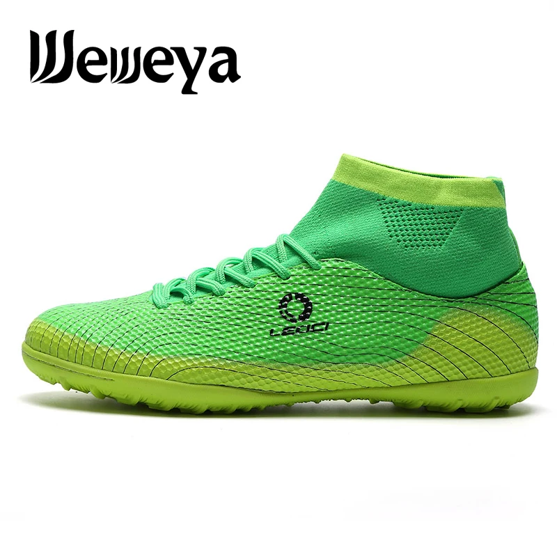 Botas de fútbol para hombres, zapatillas de entrenamiento con clavos rotos, botas de fútbol con botines de fútbol de tobillo alto, zapatillas deportivas de fútbol - AliExpress Deportes y entretenimiento