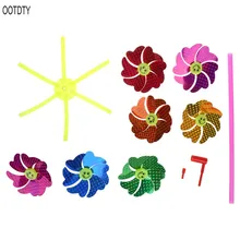 Ветряная мельница, волчок для детей, игрушки для детей, блестящий блеск, блестящий блеск, привлекательные Веселые вечерние украшения для сада, украшения для дома