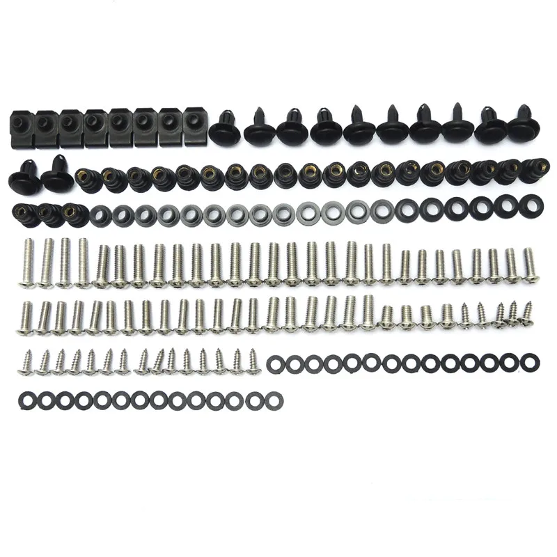 

KEMiMOTO Complete Full Set of Fairing Bodywork Body Work Bolts Kit Screws Washers Nuts For HONDA CBR600RR 2007 2008 2009 2010