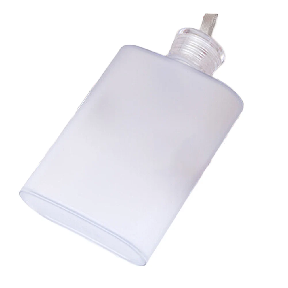 Новая креативная бумажная модная плоская пластиковая фляжка на бедро, экологически чистый портативный чайник 400 мл 16*10,1 см Спортивная бутылка для воды
