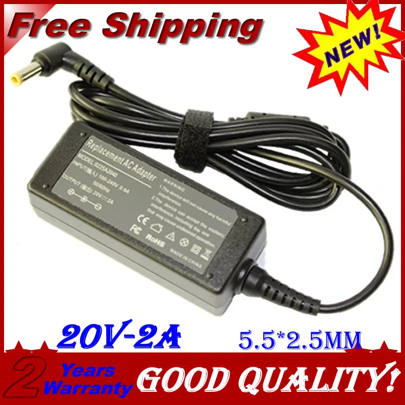 

20V 2A 5.5*2.5MM 40W Replacement For Lenovo IdeaPad S9 S10 S10-2 MSI U120 U90 U100 LGX110 X120 X130 AC Adapter Power Charger