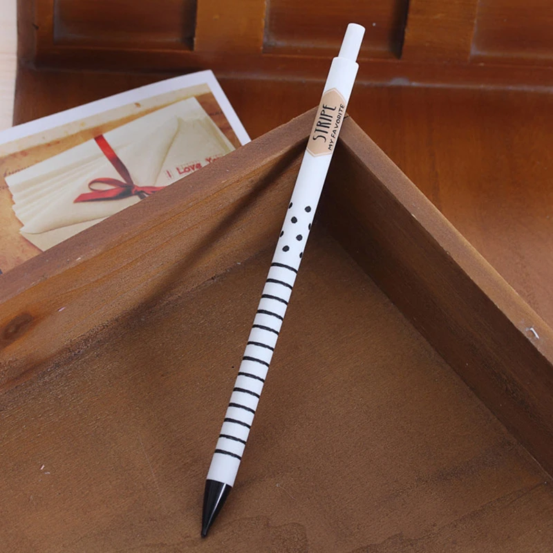 4 шт. Новинка 0,5 мм милый Kawaii пластиковый механический карандаш прекрасная башня точки автоматическая ручка для детей корейские канцелярские принадлежности