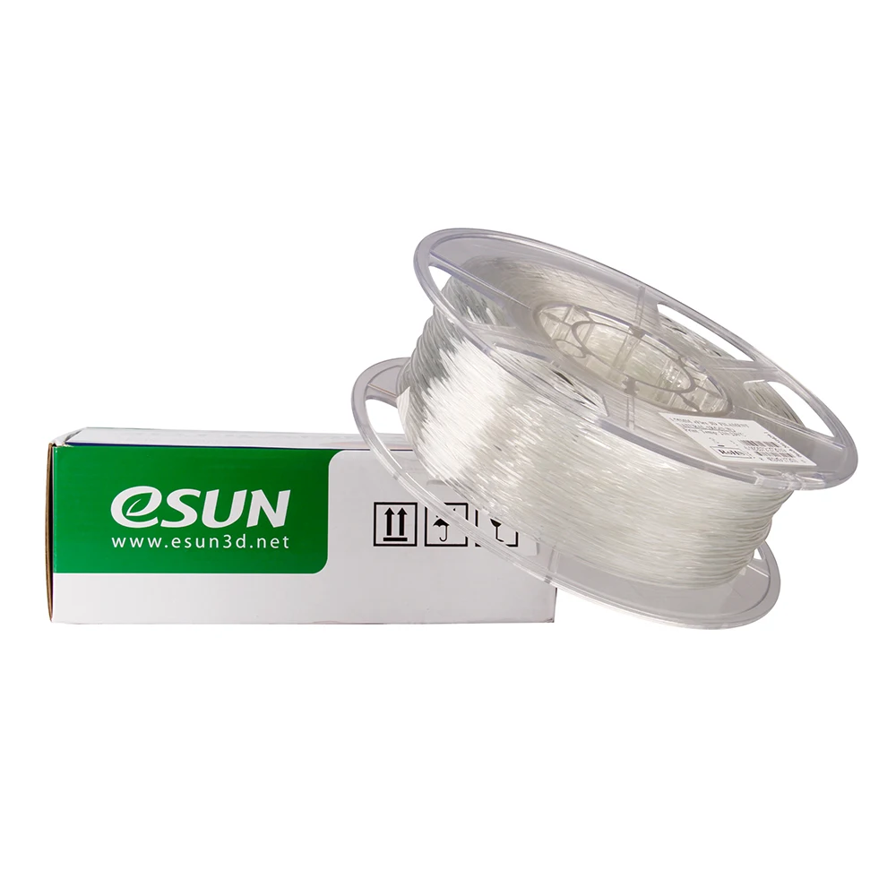 ESUN eFlex TPU Филамент 1,75 мм 1 кг(2.2lb) шпуля 3D-принтеры расходных материалов природного полупрозрачный Материал для заправки зажигалок