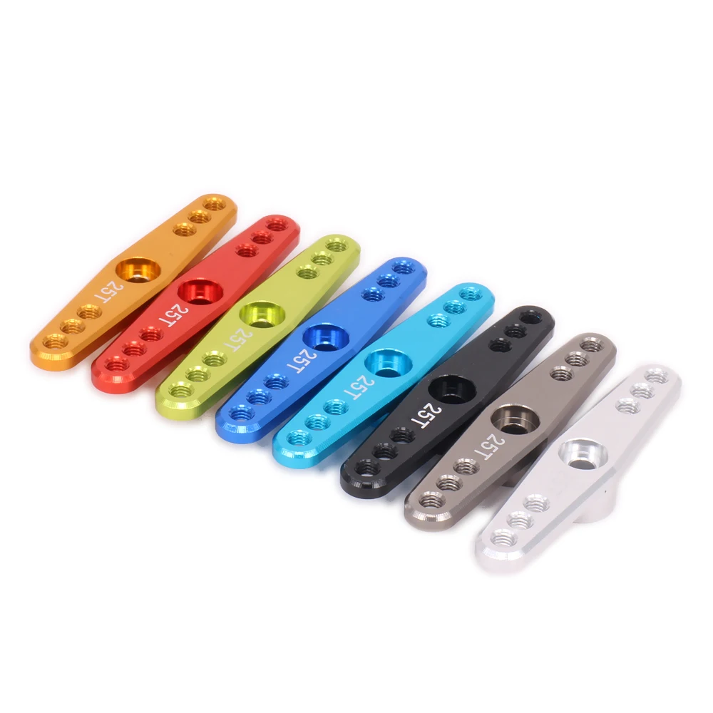 

42mm 2 Point 25T Teeth Tooth Full Throttle Servo Arm Horn For 1/8 1/10 RC Car/Boat Futaba HSPHPI WltoysHimoto RedcatTraxxas Axia