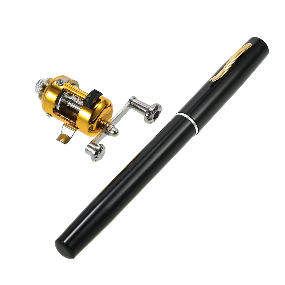 Portable Telescopic Mini Pocket Pen Fishing Pole - 1pc Mini Portable  Aluminum - Aliexpress