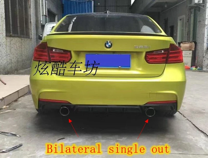 MONTFORD для BMW F30 F35 3 серии 2012 2017 Автомобильный задний диффузор из углеродного