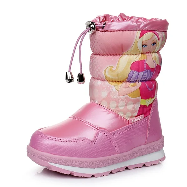 Детские ботинки; зимние ботинки для мальчиков; спортивная детская обувь для девочек; кроссовки для мальчиков; модная кожаная детская обувь; детские ботинки; сезон зима года - Цвет: Розовый