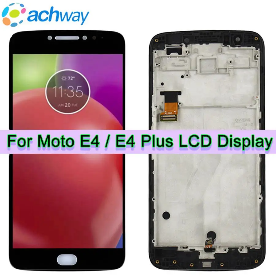 

Original For Motorola Moto E4 Plus LCD Display Touch Screen Mobile Phone Digitizer Assembly Replacement Parts For moto e4plus