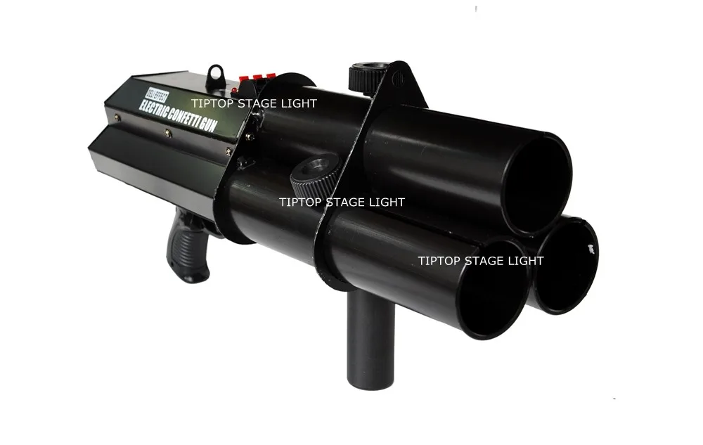 3 головки конфетти пистолет/FX конфетти пистолет для торжеств, свадеб, отверстий Профессиональный DJ конфетти пистолет сценический эффект машина