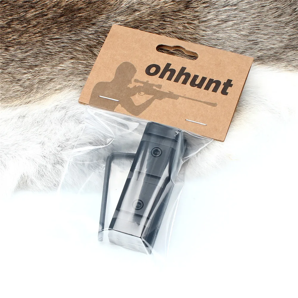 Ohhunt Охота 11 мм до 20 мм рейка. 22 Airgun ласточкин хвост к Пикатинни Вивер рейку адаптер Крепление прицела винтовки база