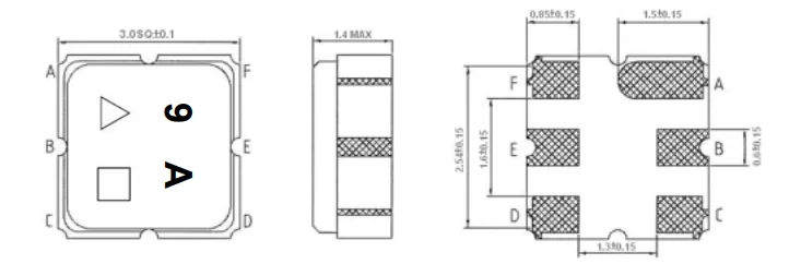 TA1617A 9A 1224 МГц 3,0x3,0 мм TA1584A U5 1568 МГц 3*3 мм TA1168A MR 1590 MHz 3x3 мм TA1654A 4D 1435 МГц SMD увидел фильтр