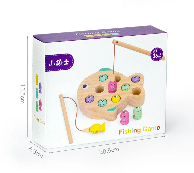 Новые детские рыболовные игрушки для детей деревянная игра магнитная игра рыбалка для раннего развития игрушки для детей подарок