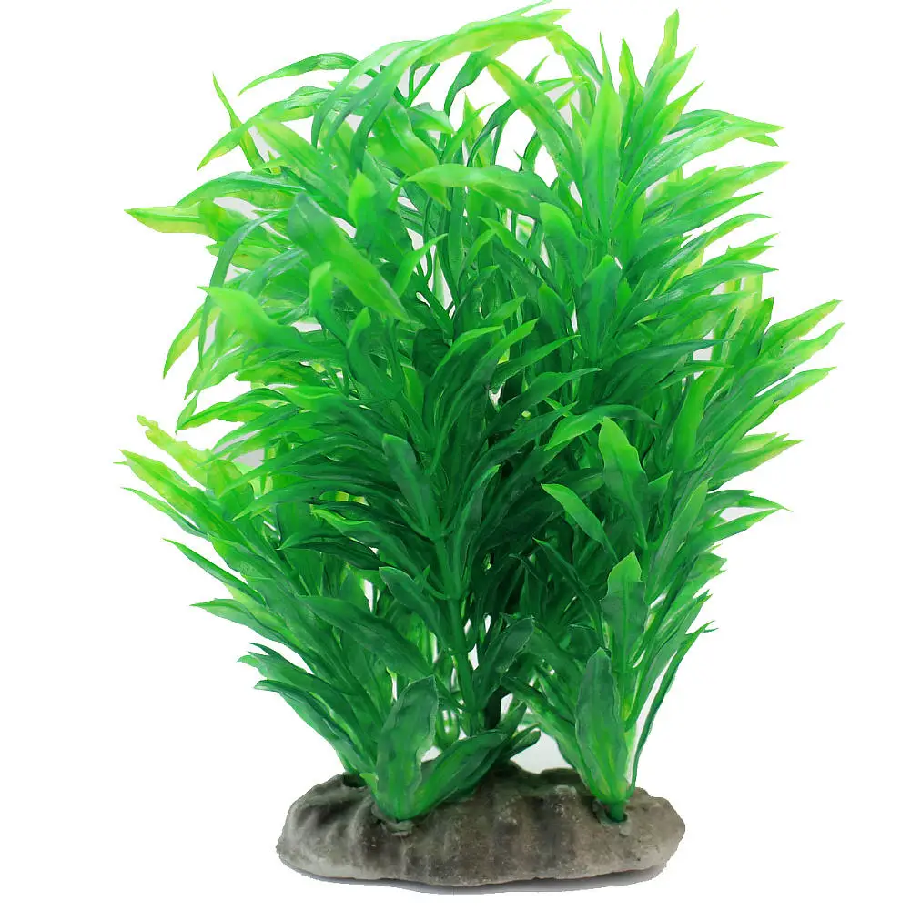 Green Simulation Artificial Plastic Underwater Decorative Plant Water