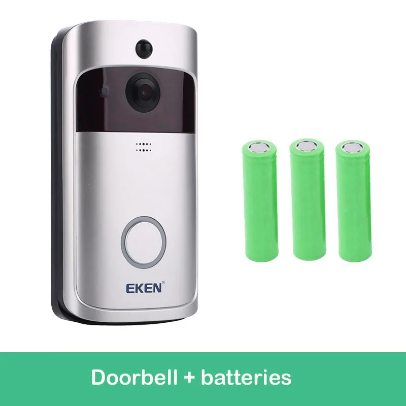 Option 2 Eken V5 смарт WiFi видео дверной звонок камера визуальный домофон с колокольчиком ночного видения IP дверной звонок беспроводная домашняя камера безопасности - Цвет: Option 2